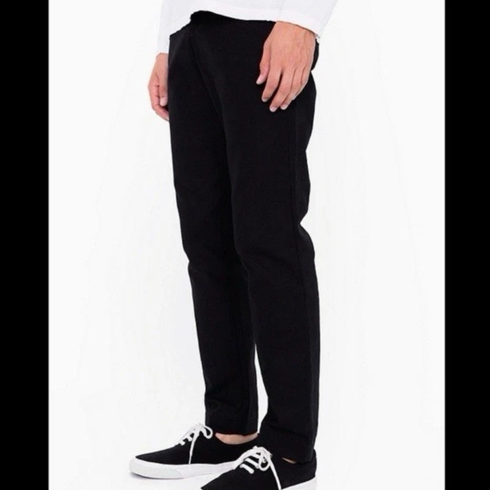 American Apparel Men's Classic Black Chinos